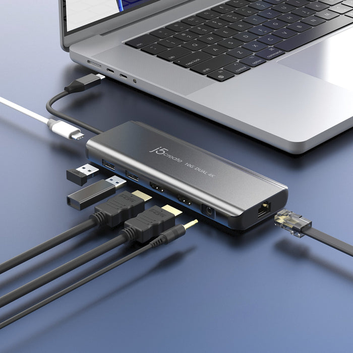EAN 4712795088199 - j5create JCD398-N base para portátil y replicador de puertos Alámbrico USB 3.2 Gen 2 (3.1 Gen 2) Type-C G imagen 4