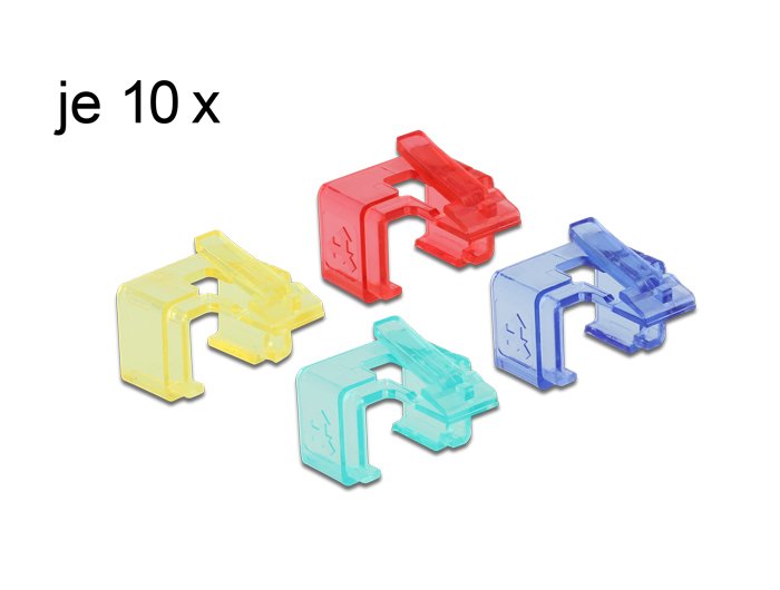 EAN 4043619864218 - DeLOCK 86421 abrazadera para cable Multicolor 40 pieza(s) imagen 1