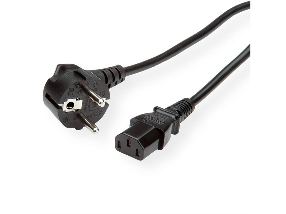 EAN 7630049632097 - ROLINE 19.08.1014 cable de transmisión Negro 3 m CEE 7/7 C13 acoplador imagen 1