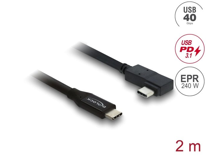EAN 4043619817115 - DeLOCK 81711 cable USB USB4 Gen 3x2 2 m USB C Negro imagen 2