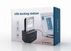 EAN 8716309117302 - Gembird HD32-U2S-5 base de conexión para disco duro USB 2.0 Type-B Negro imagen 4