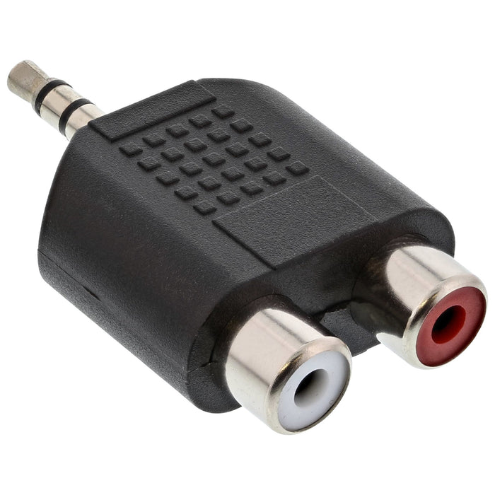 EAN 4043718030958 - InLine 99302 cambiador de género para cable 3.5mm jack male 2x RCA F Negro imagen 1