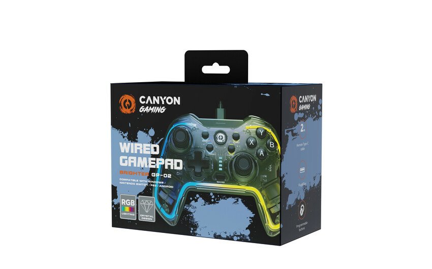 EAN 5291485014742 - Canyon GP-02, Wired gamepad for Windows/PS3/Android media box/android tv set/Nintendo Switch, 2M cable, 1 imagen 5
