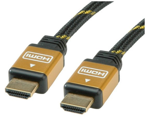 EAN 7611990125548 - ROLINE 11.04.5560 cable HDMI 15 m HDMI tipo A (Estándar) Negro, Oro imagen 1