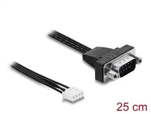 EAN 4043619912773 - DeLOCK 91277 cable de serie Negro 0,25 m JST-XHR-4P imagen 1