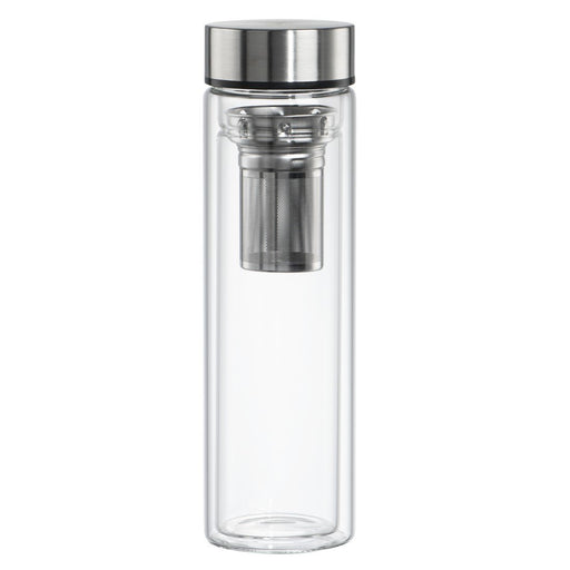 EAN 4047443490636 - Hama 00181598 bidón de agua Uso diario Vidrio de borosilicato, Silicona Azul, Transparente imagen 2