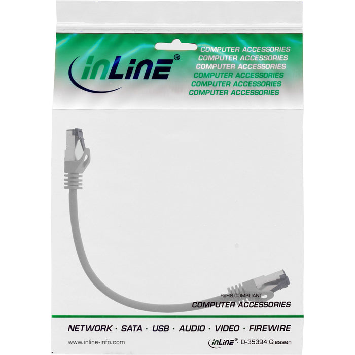 EAN 4043718294442 - InLine 78822 cable de red Gris 0,25 m Cat8.1 S/FTP (S-STP) imagen 3