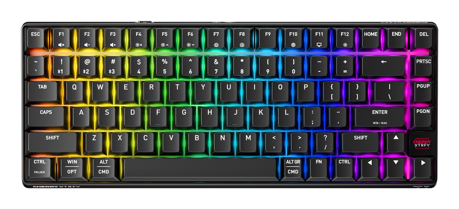 EAN 4025112121937 - CHERRY XTRFY K33 Compact Wireless teclado Juego USB + RF Wireless + Bluetooth QWERTY Inglés de EE. UU. Ne imagen 1