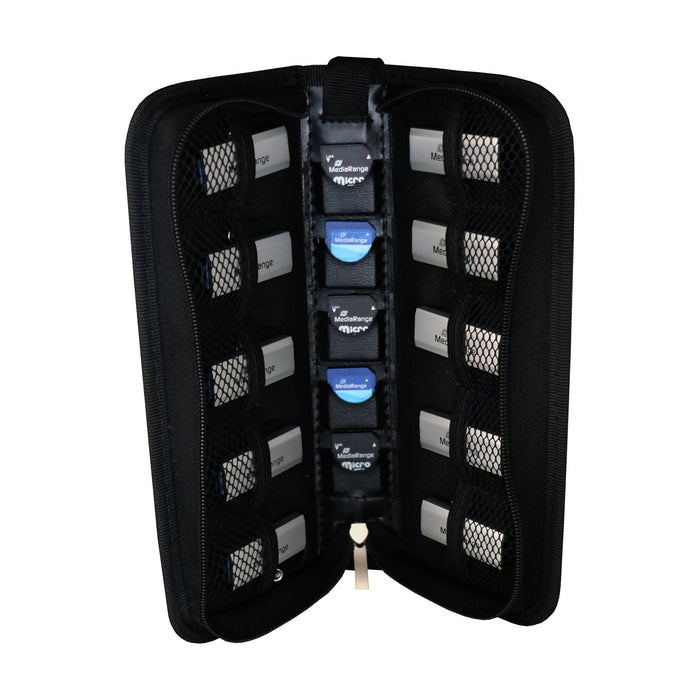 EAN 4260057127631 - MediaRange BOX99 funda para tarjeta de memoria 5 tarjetas Nylon Negro imagen 3