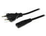 EAN 65030843614 - StarTech.com PXT101NBEU cable de transmisión Negro CEE7/16 C7 acoplador imagen 1