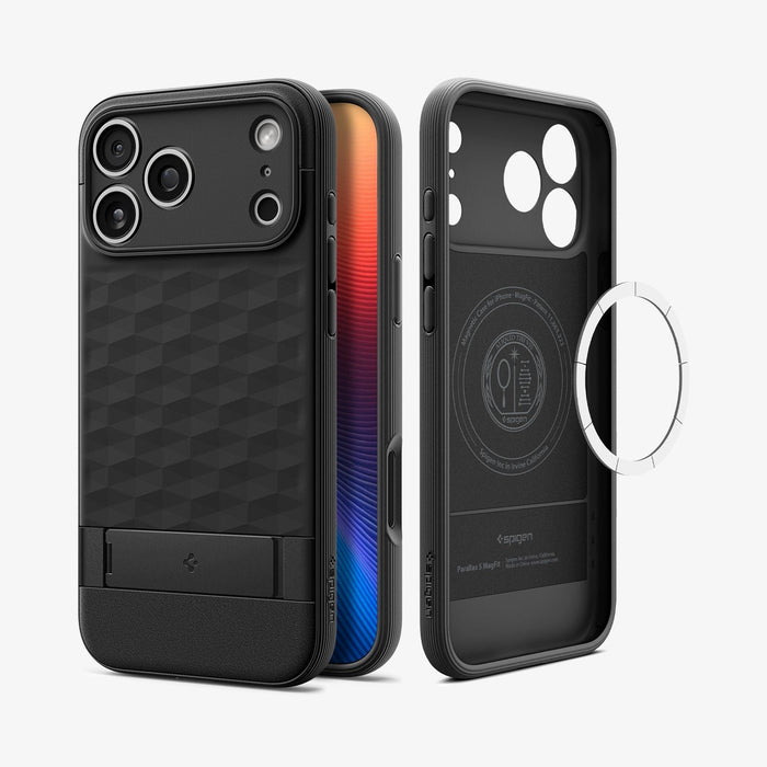 EAN 8800283310931 - Spigen Parallax S (MagFit) funda para teléfono móvil 16 cm (6.3") Negro imagen 2