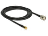 EAN 4043619895069 - DeLOCK 89506 cable coaxial CFD200 2,5 m TNC SMA Negro imagen 1