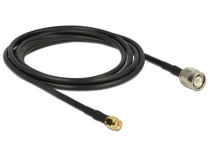 EAN 4043619895069 - DeLOCK 89506 cable coaxial CFD200 2,5 m TNC SMA Negro imagen 1