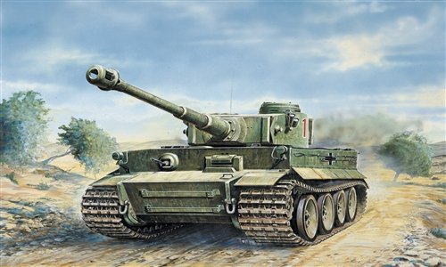 EAN 8001283802864 - Italeri Tiger I Ausf. E/H1 Tank model Kit de montaje 1:35 imagen 2