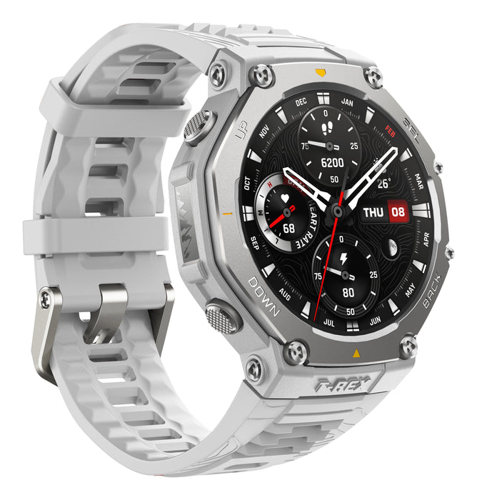 EAN 6970100377804 - Amazfit T-Rex 3 3,81 cm (1.5") AMOLED Digital 480 x 480 Pixeles Pantalla táctil Acero inoxidable GPS (sat imagen 3