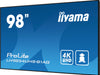 EAN 4948570121823 - iiyama LH9854UHS-B1AG pantalla de señalización Pantalla plana para señalización digital 2,48 m (97.5") LC imagen 7