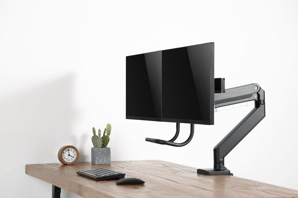 EAN 8716309127684 - Gembird MA-DA2-04 soporte para monitor 81,3 cm (32") Escritorio Negro imagen 16