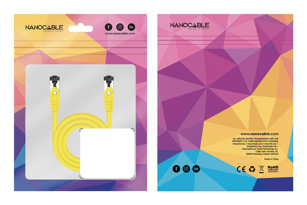 EAN 8433281015951 - Nanocable 10.20.2001-Y cable de red Cat8.1 S/FTP (S-STP) imagen 5
