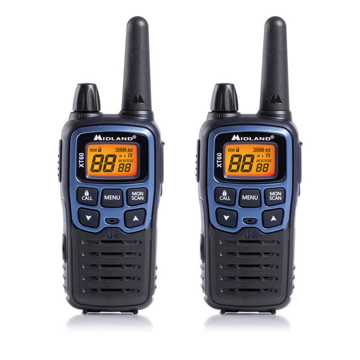 EAN 8011869197192 - Midland XT60 two-way radios 24 canales 446.00625 - 446.0937 MHz Negro, Azul imagen 1