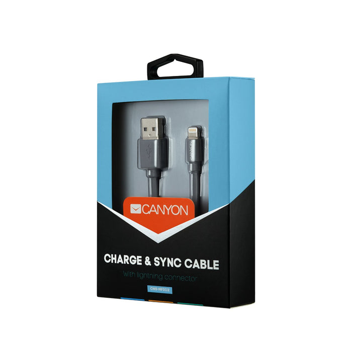 EAN 5291485001193 - Canyon CNS-MFIC2DG cable de conector Lightning 0,96 m Plata imagen 4