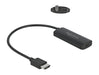 EAN 4043619642120 - DeLOCK 64212 adaptador de cable de vídeo 0,18 m HDMI tipo A (Estándar) USB Type-C + Micro-USB Negro imagen 4