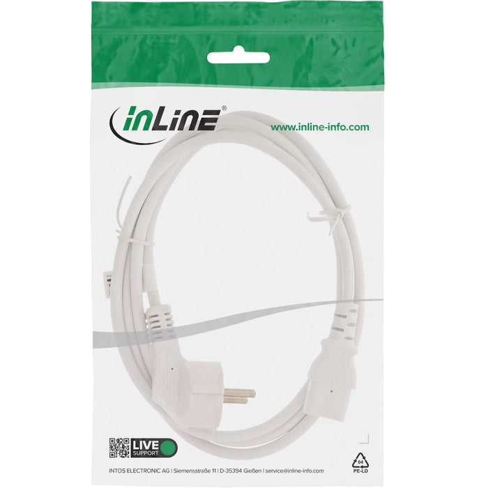 EAN 4043718143788 - InLine 4043718143788 Blanco 5 m CEE7/7 C13 acoplador imagen 2
