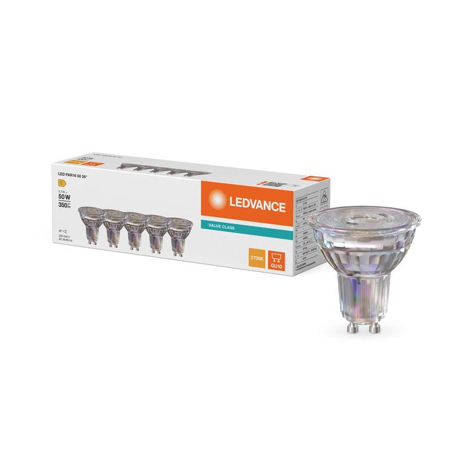 EAN 4099854458187 - Osram 4099854458187 lámpara LED Blanco cálido 2700 K 3,7 W GU10 E imagen 5