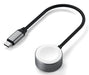 EAN 0810086361144 - Satechi ST-QCAWM cargador de dispositivo móvil Reloj inteligente Blanco, Gris USB Cargador inalámbrico In imagen 1