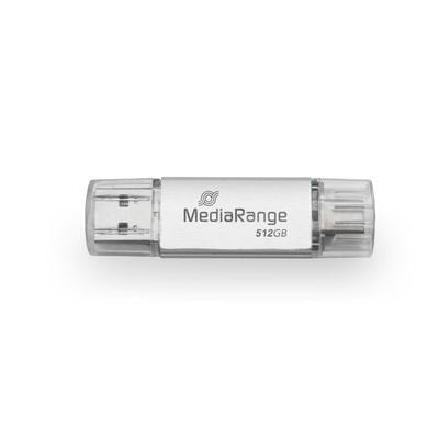 EAN 4260664879794 - MediaRange MR940-1 unidad flash USB 512 GB USB Type-A / USB Type-C 3.2 Gen 1 (3.1 Gen 1) Plata imagen 1