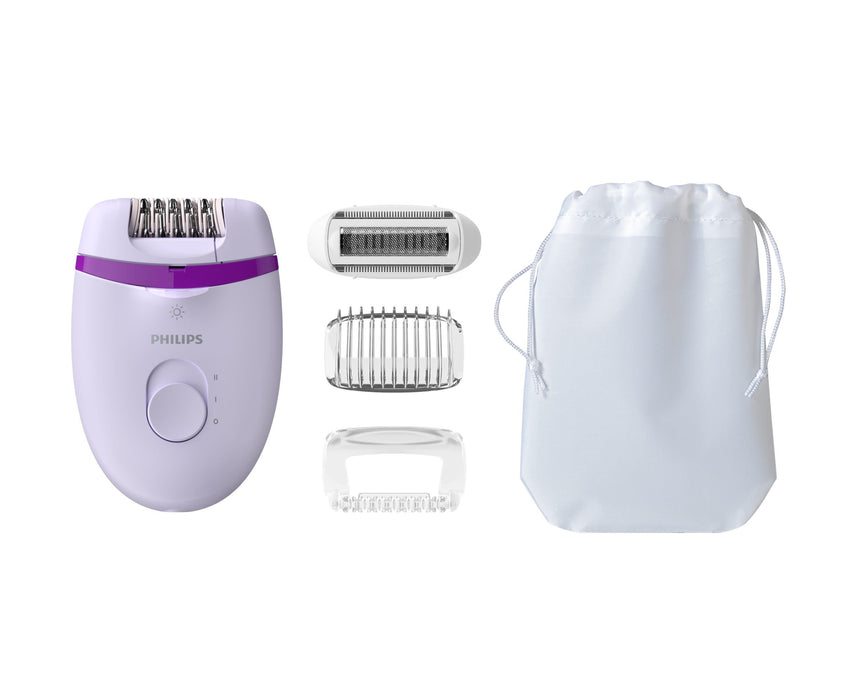 EAN 8710103884064 - Philips Satinelle Essential BRE275/00 depiladora Púrpura imagen 1