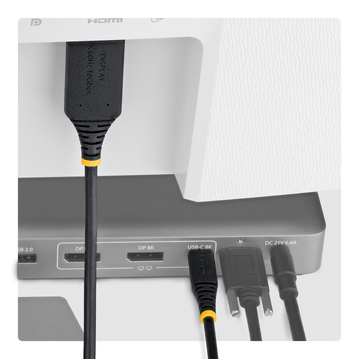 EAN 65030936972 - StarTech.com 1M-USBC-HDMI-4K60-G adaptador de cable de vídeo USB Tipo C HDMI tipo A (Estándar) Negro imagen 11
