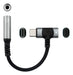 EAN 8433281017436 - Nanocable 10.24.1207 cambiador de género para cable USB-C + USB-C 3.5 mm Negro imagen 2