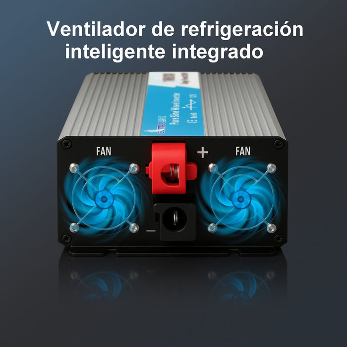 EAN 5903148918143 - Extralink VOLTAGE CONVERTER 12V - 230V, 1000W, PURE SINUS OPIP-1000W adaptador e inversor de corriente Au imagen 17