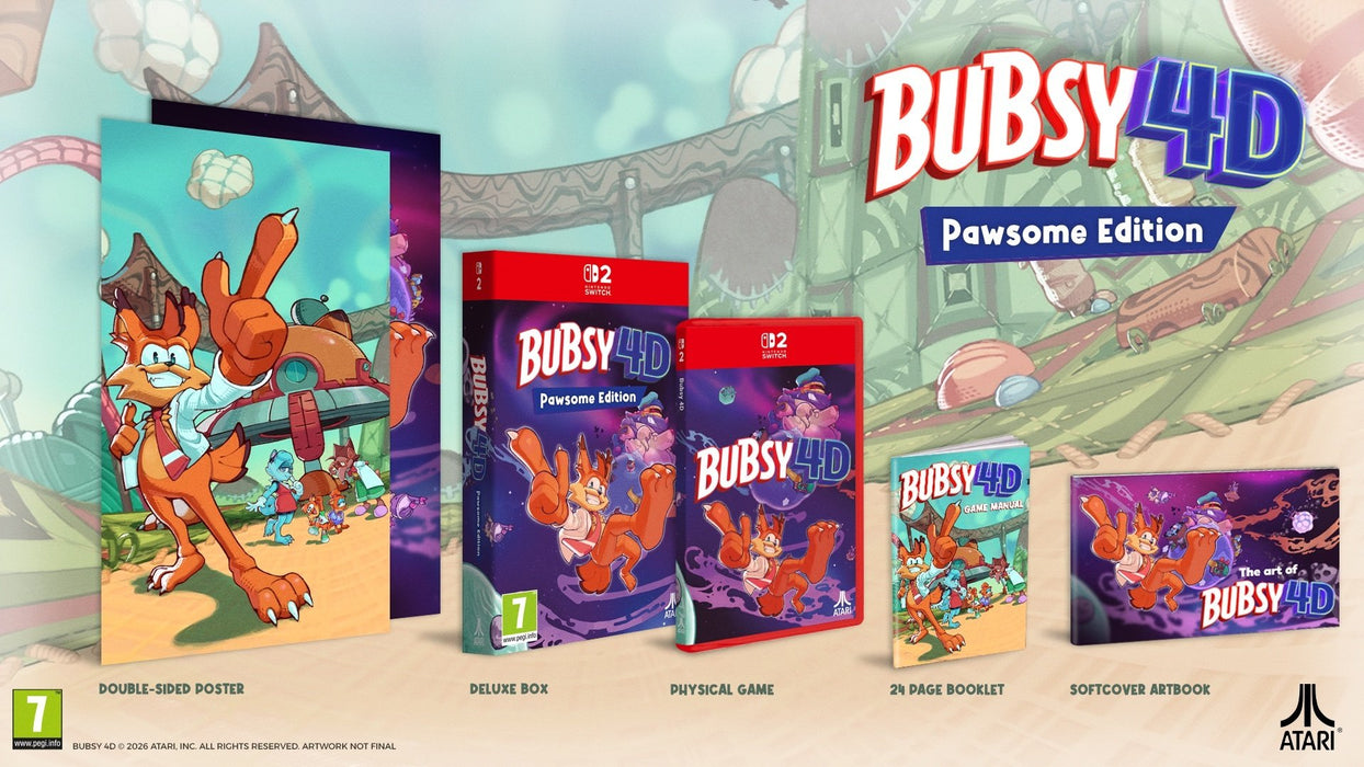 EAN 5056635623034 - Atari Bubsy 4D - Pawsome Edition imagen 3