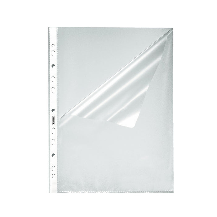 EAN 4008110312408 - Herlitz 10840098 protector de hojas Polipropileno (PP) 100 pieza(s) imagen 1