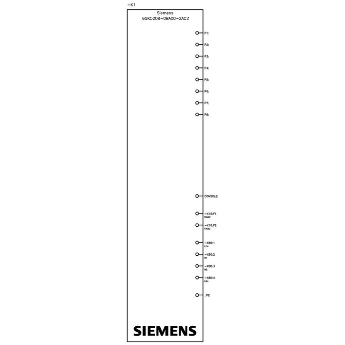 EAN 4047622314890 - Siemens 6GK5208-0BA00-2AC2 switch imagen 2