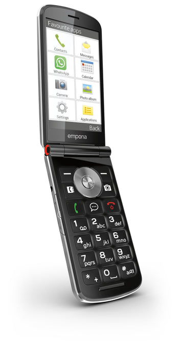EAN 9005613168780 - Emporia emporiaTOUCHsmart.3 8,81 cm (3.47") 150 g Negro Teléfono para personas mayores imagen 20