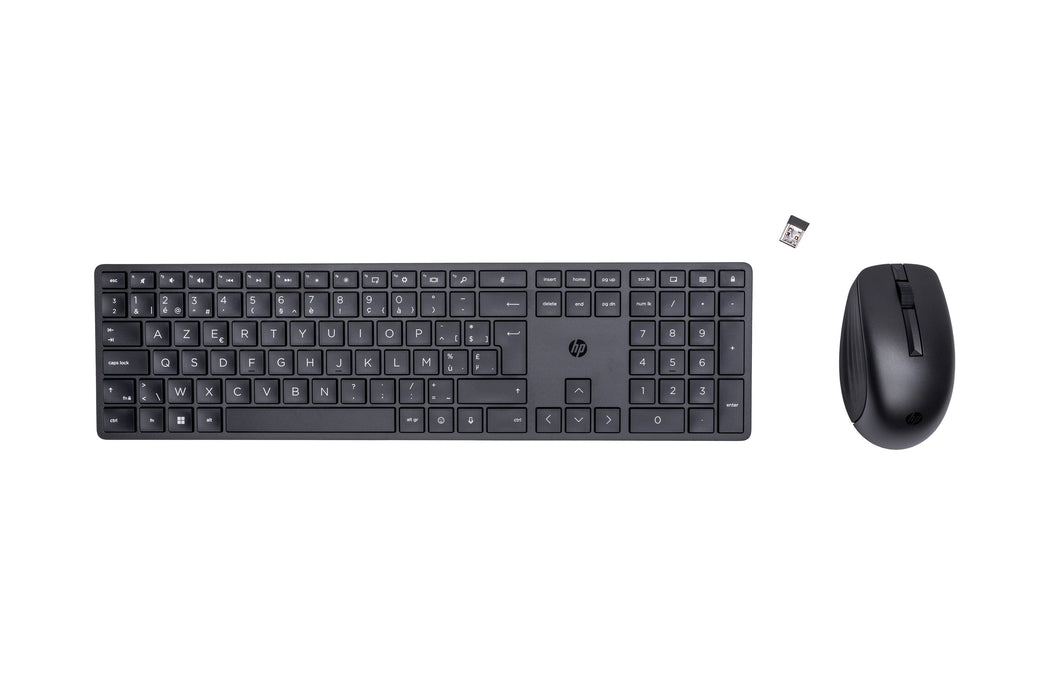 EAN 196188141328 - HP 650 Wireless Keyboard and Mouse Combo teclado Ratón incluido Hogar RF inalámbrico AZERTY Belga Negro imagen 1