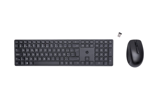 EAN 196188141328 - HP 650 Wireless Keyboard and Mouse Combo teclado Ratón incluido Hogar RF inalámbrico AZERTY Belga Negro imagen 1