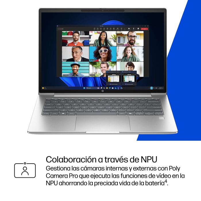 EAN 0199764324740 - HP ProBook 4 G1q Notebook Next Gen AI Wolf Pro Security Edition Copilot+ PC Snapdragon X1-26-100 Portátil imagen 16