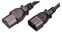 EAN 3700224714123 - MCL Cable Electric male/female 3m Negro C14 acoplador C13 acoplador imagen 2