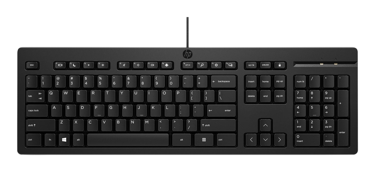 EAN 198701843696 - HP 125 G2 USB WD KBD teclado Oficina Negro imagen 1