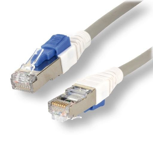 EAN 3700224762292 - MCL FCC6ABMSHFV-5M cable de red Gris Cat6a S/FTP (S-STP) Alrededor imagen 1