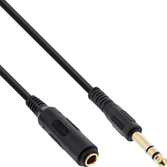 EAN 4043718266043 - InLine 99971 cable de audio 1 m 6,35mm Negro imagen 1