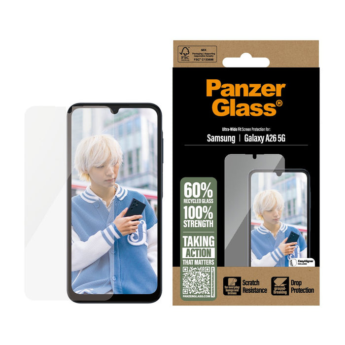 EAN 5715685017292 - PanzerGlass ® Screen Protector Samsung Galaxy A26 5G | Ultra-Wide Fit Protector de pantalla 1 pieza(s) imagen 2
