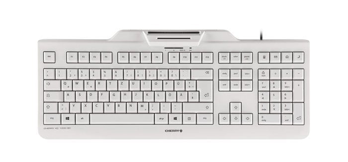 EAN 4025112084645 - CHERRY KC 1000 SC teclado Oficina USB QWERTY Inglés del Reino Unido Gris imagen 1