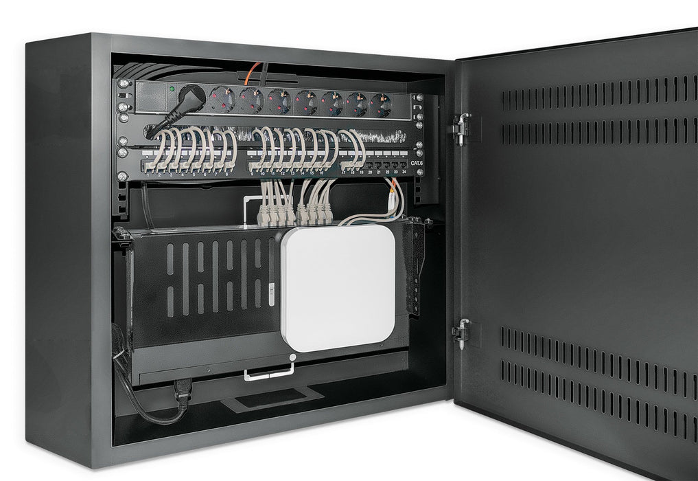 EAN 0766623713689 - Intellinet 713689 armario rack 2U/4U Bastidor de pared Negro imagen 6