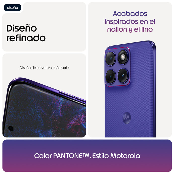 EAN 8033779085291 - Motorola edge 70 fusion 17,2 cm (6.78") SIM doble Android 16.0 5G USB Tipo C 8 GB 256 GB 5200 mAh Violeta imagen 10