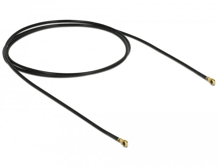 EAN 4043619896462 - DeLOCK 89646 cable coaxial 1.13 0,5 m MHF IV/ HSC MXHP32 Negro, Oro imagen 2