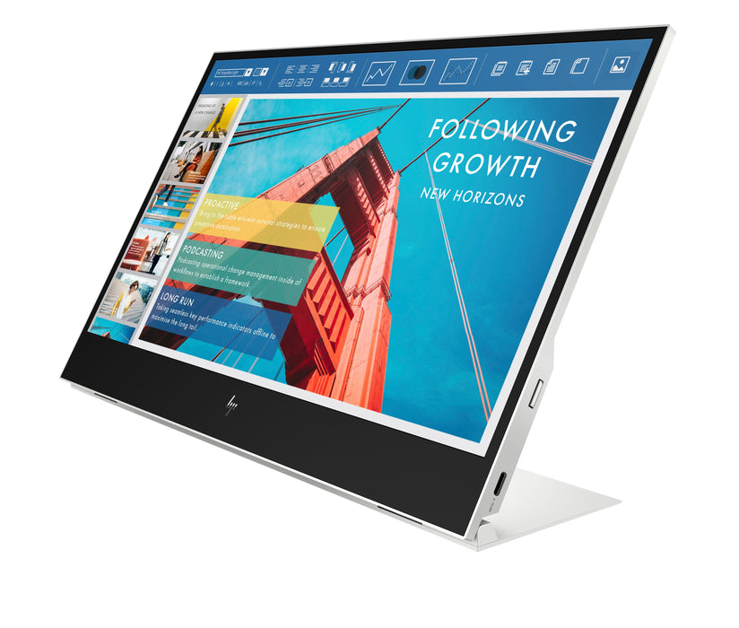 EAN 5715063338971 - HP E-Series E14 G4 Portable Monitor pantalla para PC 35,6 cm (14") 1920 x 1080 Pixeles Full HD LCD Plata imagen 4